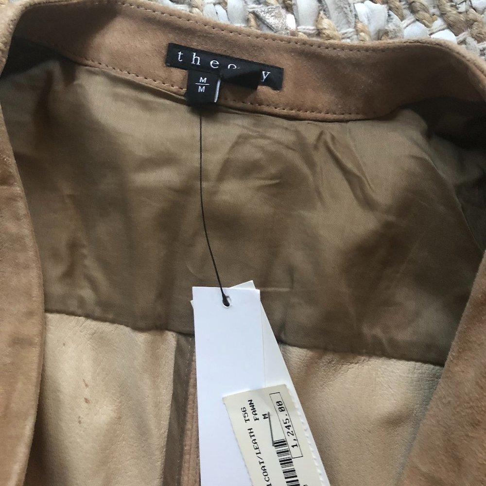 Theory Suede Coat size Medium